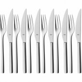 Silit Trend steak cutlery, 12-piece (stainless steel)