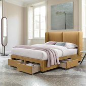 SUGI with mattress HARMONY DUO 160x200cm Yellow