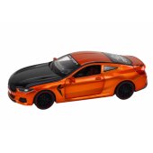 Sportinis automobilis, metalinis, frikcinė pavara, atidaromos dalys, 1:24, oranžinis