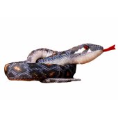 Pliušinis pilkas gyvatės talismanas, 210 cm