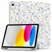 SC dėklas su vieta pieštukui iPad 10.9” 2022/ 11” 2025, pavasario gėlės