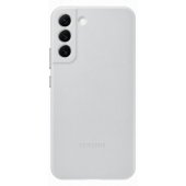 "Leather Cover Galaxy S22+ (EF-VS906LJEGWW)" Light Gray