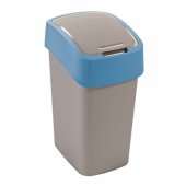 Curver Pacific Flip recycling garbage can tilting 10L blue