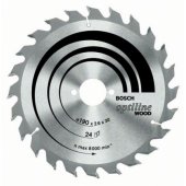 Bosch diskinis pjūklo diskas OPTILINE WOOD 210x30x2,8mm 48 dantų 2608640623