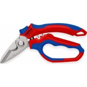KNIPEX kampuotos elektriko žirklės 95 05 20 SB (raudona/ mėlyna)