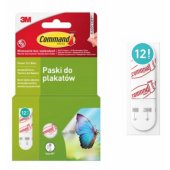 COMMAND 12pcs White