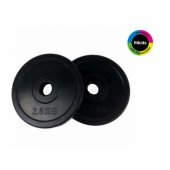 Guminiai svorio diskai 2 x 2,50 kg