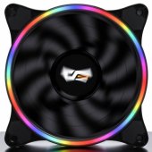 D1 RGB 120 mm korpuso ventiliatorius, juodas