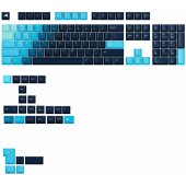 GPBT Gradient klavišų dangteliai (US) juodi/ mėlyni