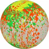 Enero spalvotas guminis kamuolys vaikams 20cm Enero