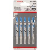 Bosch Brzeszczot do wyrzynarek Flexible for Metal 92mm T 118 BF 5szt.