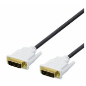 Monitor cable DVI-D Dual Link cable 1m Black