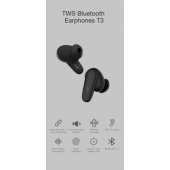T3 Bluetooth Earphones Black