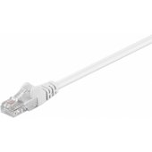 68501 CAT 5e jungiamasis kabelis, U/ UTP 1 m Baltas