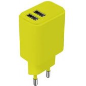 LSIM-AA-1211 2x USB 2,4A lime