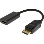 Adapter HDMI Displayport 4K 60Hz 0.2m Black