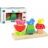 Wooden Jigsaw Puzzle Flower Butterfly Bird
