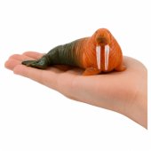 Walrus Rubber Figurine Stretchable Realistic Marine Mammal 13 cm