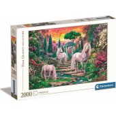 Clementoni dėlionė 2000 dalių HQ Classical Garden Unicorns