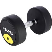 HMS HG PRO guma dengtas hantelis 1 x 18 kg