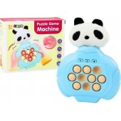 Pop-It Panda Game Plush Blue Arcade Console Pad Vibrations