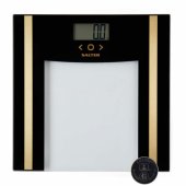 SA00550BGCFAS Glass Analyser Bathroom Scale Black/ Gold