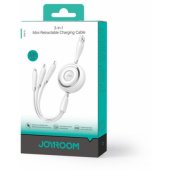 S-A40 3in1 USB-A to USB-C + Lightning + Micro USB 17.5W 1m White