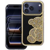 _8447736 Dėklas iPhone 17 Pro / 18 Pro Teddy Bear, auksinis