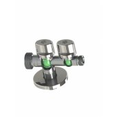 Arco Zawór COMBI, kule antykamienne, 1/ 2®®x1/ 2®®x1/ 2®®, bez nakrętki,