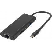 USB-C docking station black