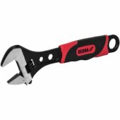 Dedra Swed type adjustable wrench 250mm rubber handle (12B125)