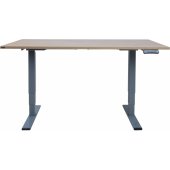 ERGO OPTIMAL rašomasis stalas su 2 varikliais 160x80cm, hikorio mediena