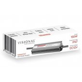 Vandeniui atsparus LED maitinimo šaltinis 12 V, 12,5 A, 150 W, IP67