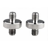 Dvigubas srieginis kaištis W/ 1/ 4" - 1/ 4", 2 vnt.