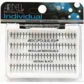 Ardell Individual Medium juodi (W) dirbtinių blakstienų kuokšteliai, 56 vnt.