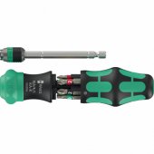 Wera Kraftform Kompakt 20 RA-R with pouch, bit set black/ green, 6-piec