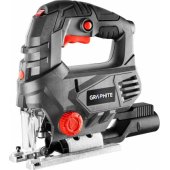 Siaurapjūklis 800W Graphite, eigos dažnis 0–3100 per minutę, su nešiojimo dėklu
