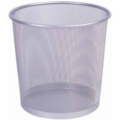 Q-Connect trashcan 12L silver (KF00850)