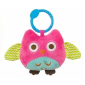 _7654500 Milly Mally pliušinis kabinamas žaislas – Happy owl – 2552 PINK