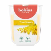True Scents kvapioji žvakė stiklinėje Ø80x73mm mimosa