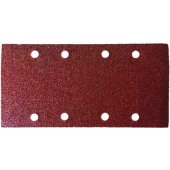 Dedra šlifavimo popierius su „Velcro“ tvirtinimu ir skylėmis, 92 x 182mm, grūdėtumas 40, 5 vnt. (D