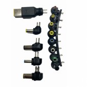 "GX-96W Universal Laptop Charger 13 Ports 96W Black"