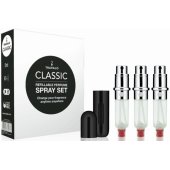 Classic HD Set Refilled Flacon 3x5 ml + Case Black