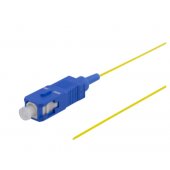 Fiber pigtail SC simplex UPC 9/ 125 1.5m yellow
