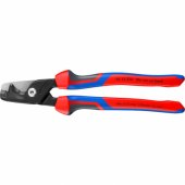 KNIPEX StepCut XL kabelių žirklės 95 12 225, kirpimo replės (raudona/ mėlyna, le
