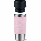 Emsa TRAVEL MUG Waves termopuodelis (šviesiai rožinis / nerūdijantis plienas, 0.36 li