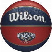 NBA Team New Orleans Pelicans Ball WTB1300XBNO Size 7 Red/ Blue