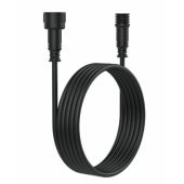 Extension cable for outdoor lighting 5-pin IP54 10m black