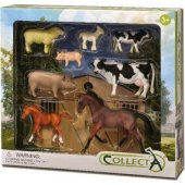 Collecta ūkio gyvūnų figūrėlės. 8 dalių rinkinys