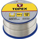 Topex Lut cynowy 60% Sn drut 0,7mm 100g - 44E512